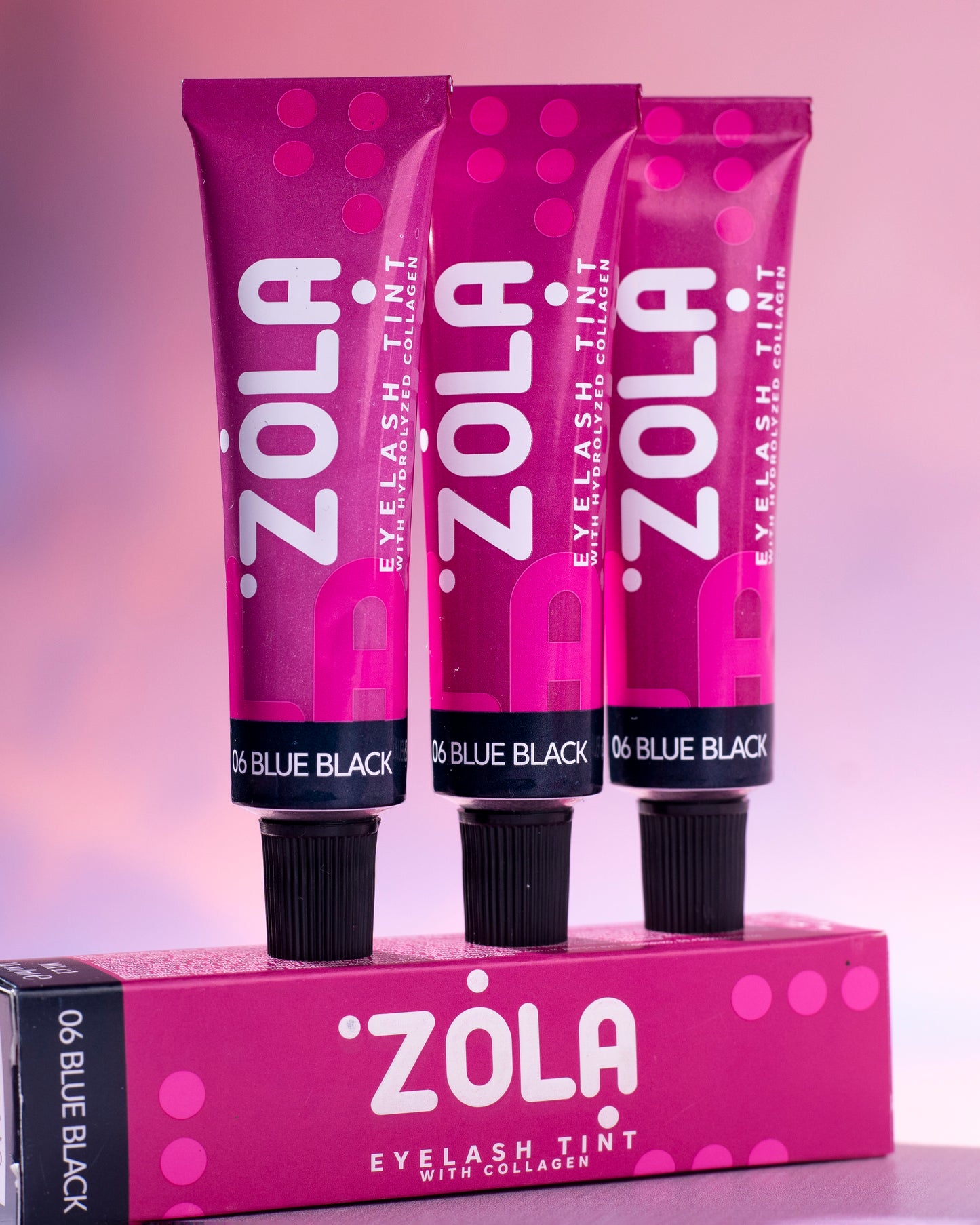 ZOLA EYELASH TINT WITH COLLAGEN 06 BLUE-BLACK 15 ML