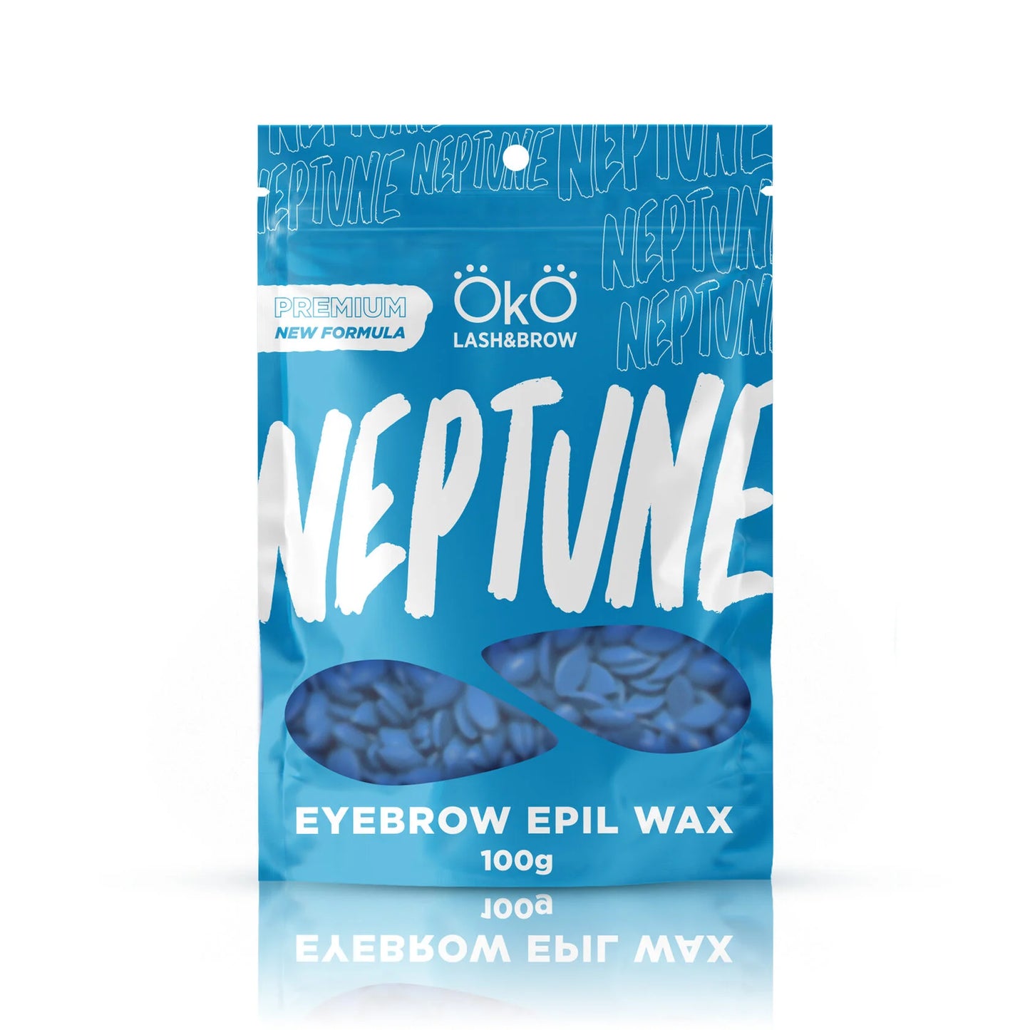Oko facial depilatory wax "Neptune" (Blue), 100 g