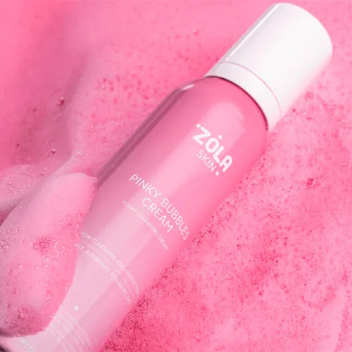 ZOLA SKIN FOAM CLEANSING CREAM PINKY BUBBLES CREAM