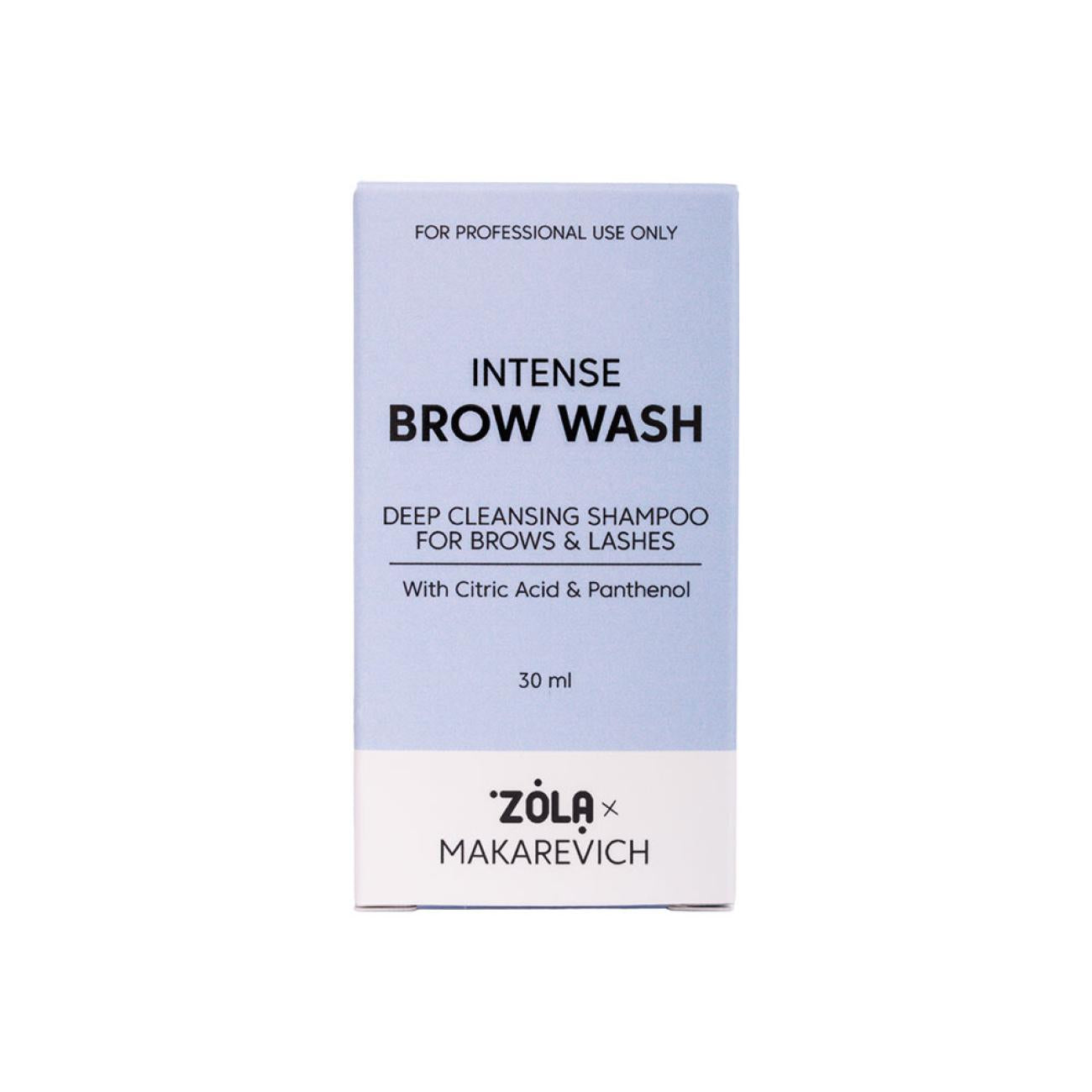 ZOLA x Makarevich Deep Cleansing Shampoo for Brows & Lashes – Intense Brow Wash (30 ml)