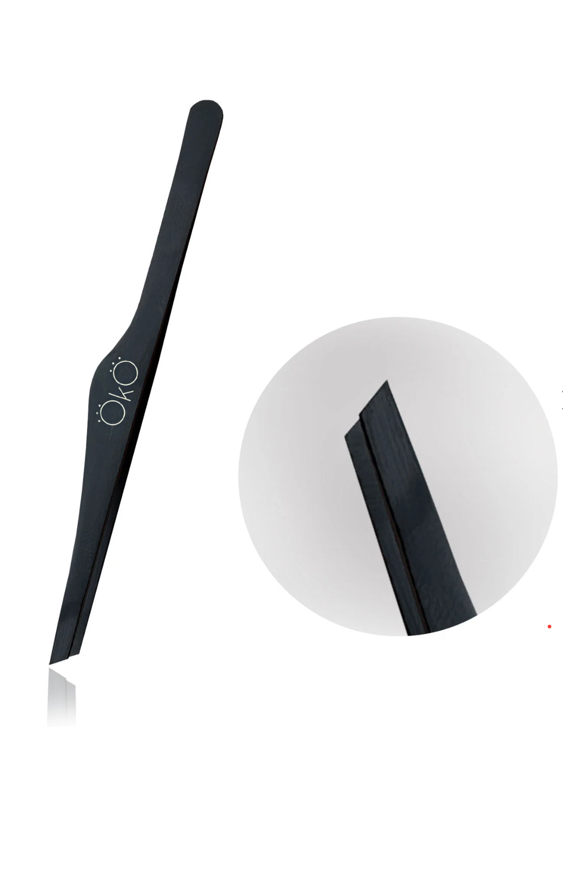 OKO Lash & Brow Magnetic Slanted Tweezer (Hand-Sharpened)