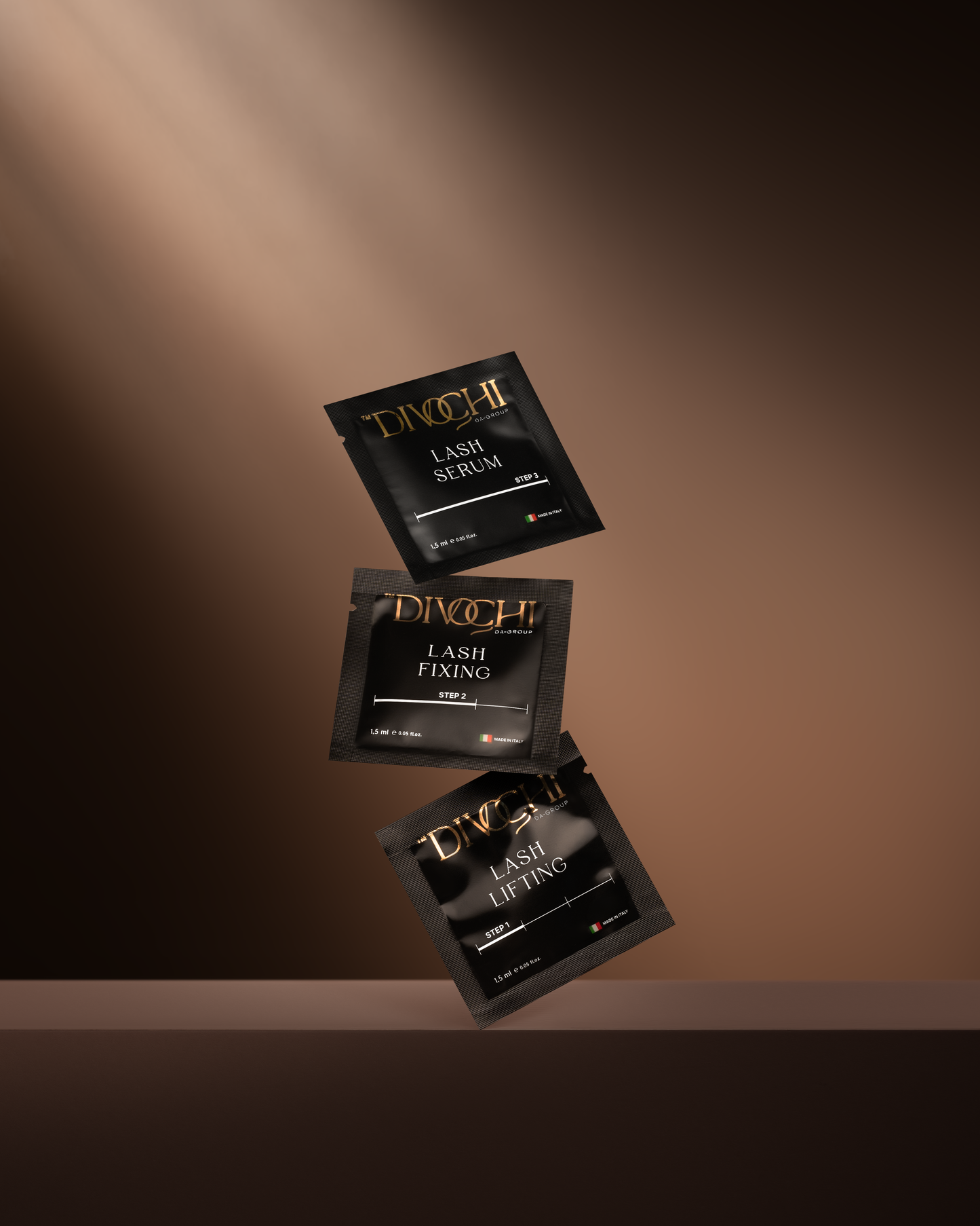 DIVOCHI Lash Lifting System – 3 Step Sachet Set