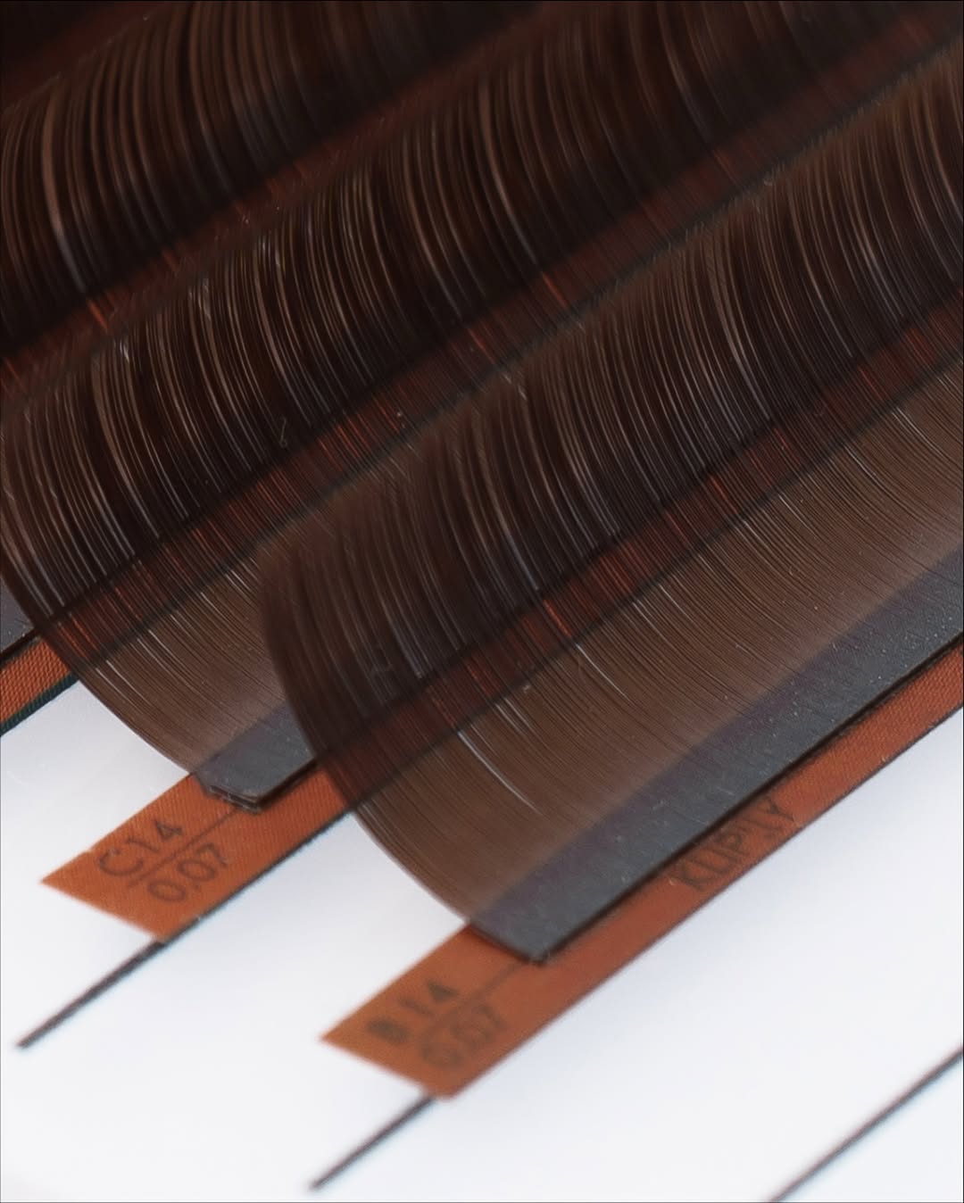 Vilmy “Klipky” Eyelash Extensions — Dark Chocolate Mix B, C, C+, D, M. L Curl
