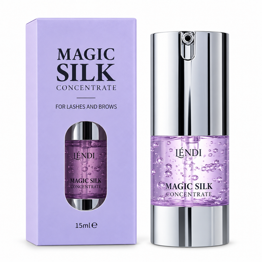 Lendi Magic Silk Concentrate for eyelashes and eyebrows 15 ml and 10 ml (with a brush)