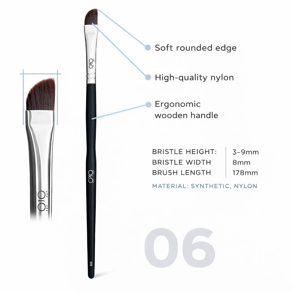 OKO Lash & Brow Professional Brushes — Black Edition (#1-10)