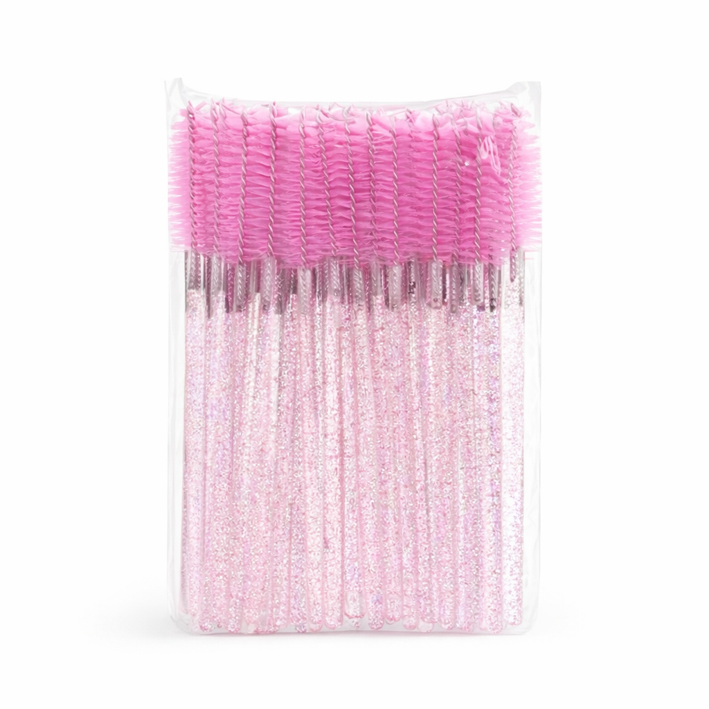 Disposable Lash &amp; Brow Brushes – Pink