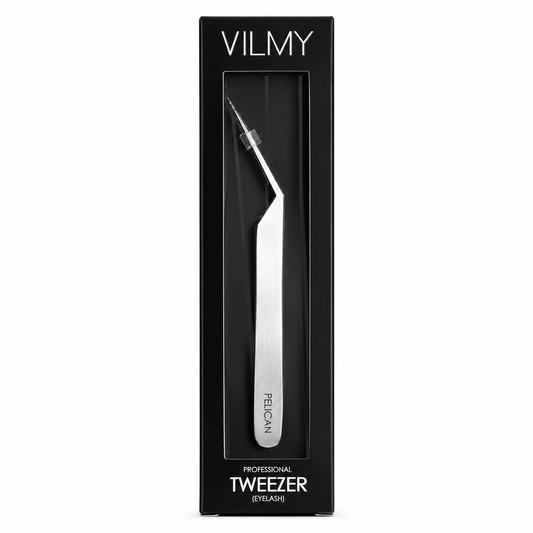 VILMY Pelican Professional Eyelash Tweezers