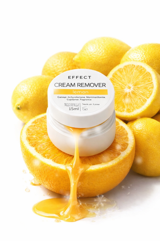 Effect Cream Remover – Lemon, for Lash Extensions (15 ml)