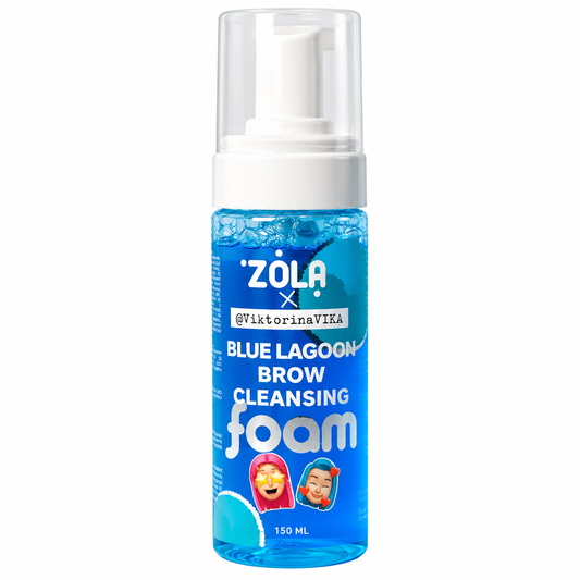 ZOLA VIKTORINA VIKA EYEBROW CLEANSING FOAM BLUE LAGOON 150 ML