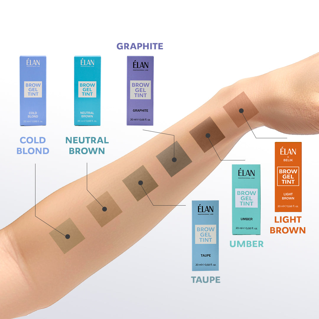 ÉLAN Brow Gel Tint Set — Professional Collection
