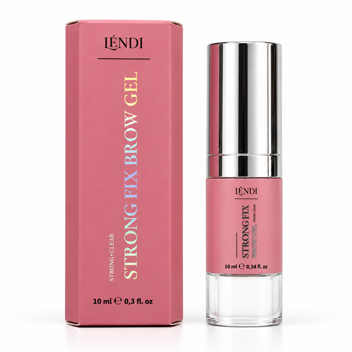 LÉNDI Strong Fix Brow Gel - Clear, 10 ml