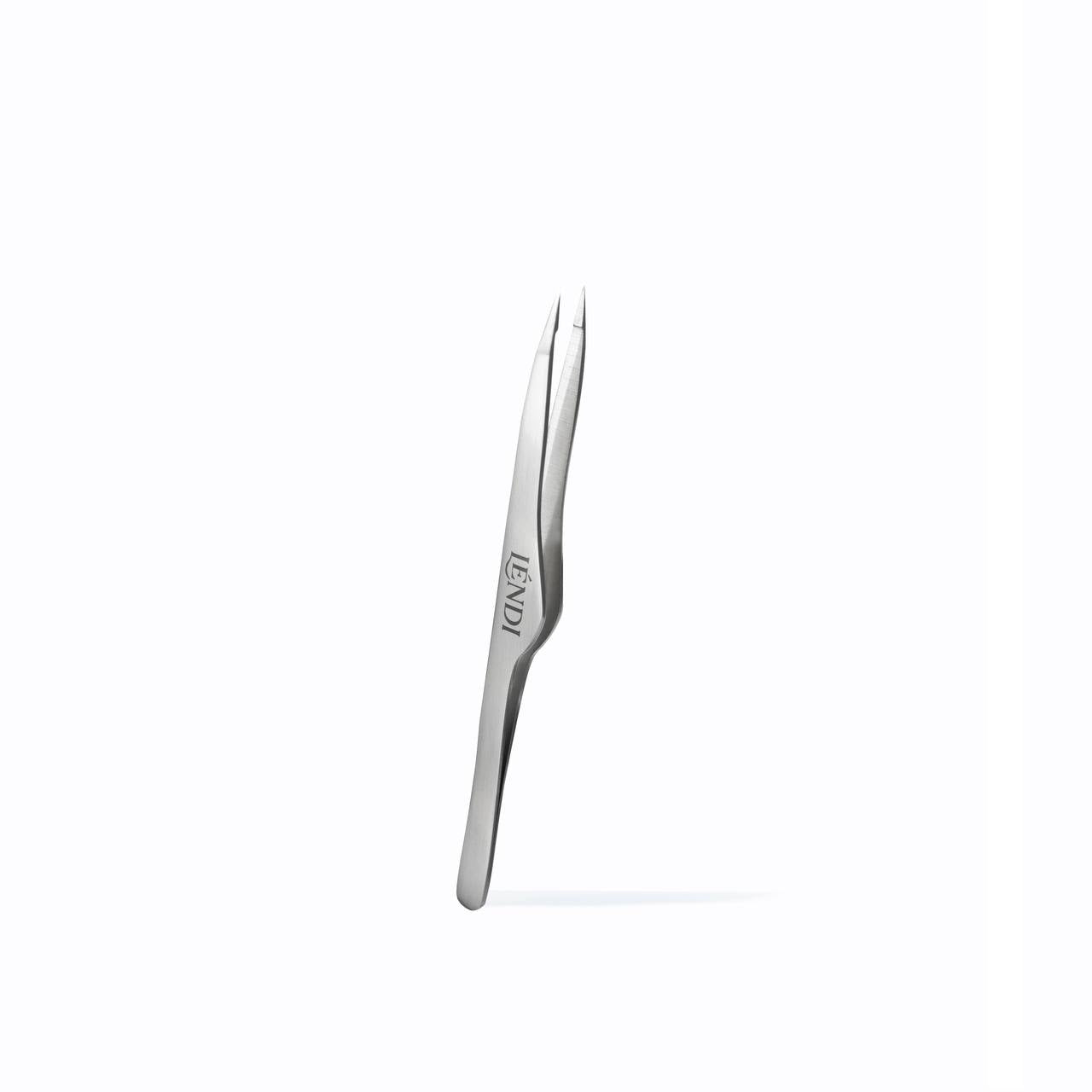 Lendi Moonlight Silver Point eyebrow tweezers
