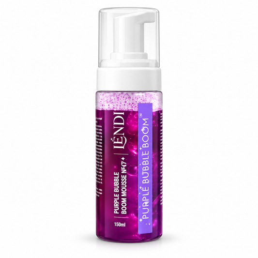 Lendi Eyelash and Eyebrow Wash Foam Purple Bubble Boom 150 ml
