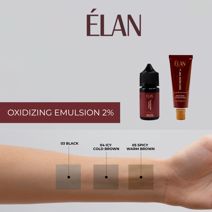ELAN Deep Brow Tint 2.0 – Professional Brow Dye (20 ml)