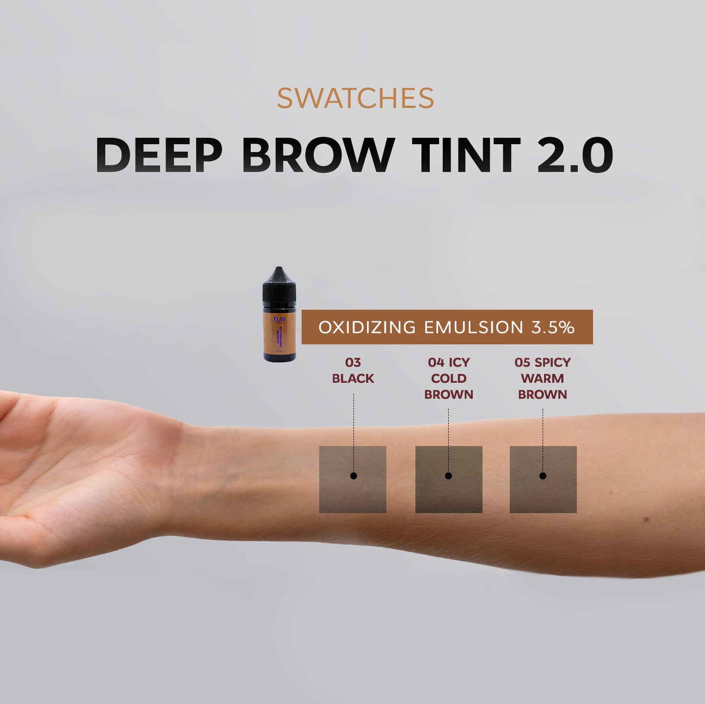 ELAN Deep Brow Tint 2.0 – Professional Brow Dye (20 ml)