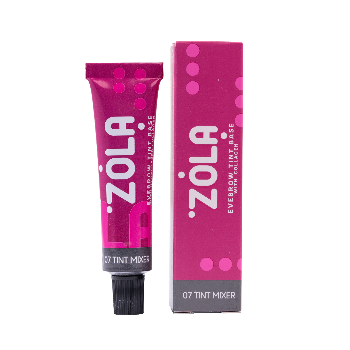 ZOLA EYEBROW TINT BASE WITH COLLAGEN 07 TINT MIXER 15 ML