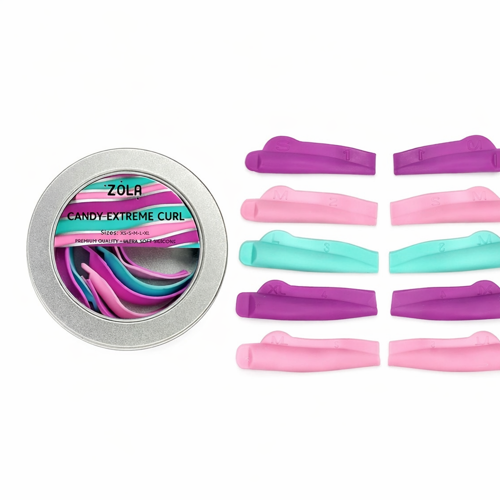 ZOLA LAMINATION SILICONE PADS CANDY EXTREME CURL (XS, S, M, L, XL)