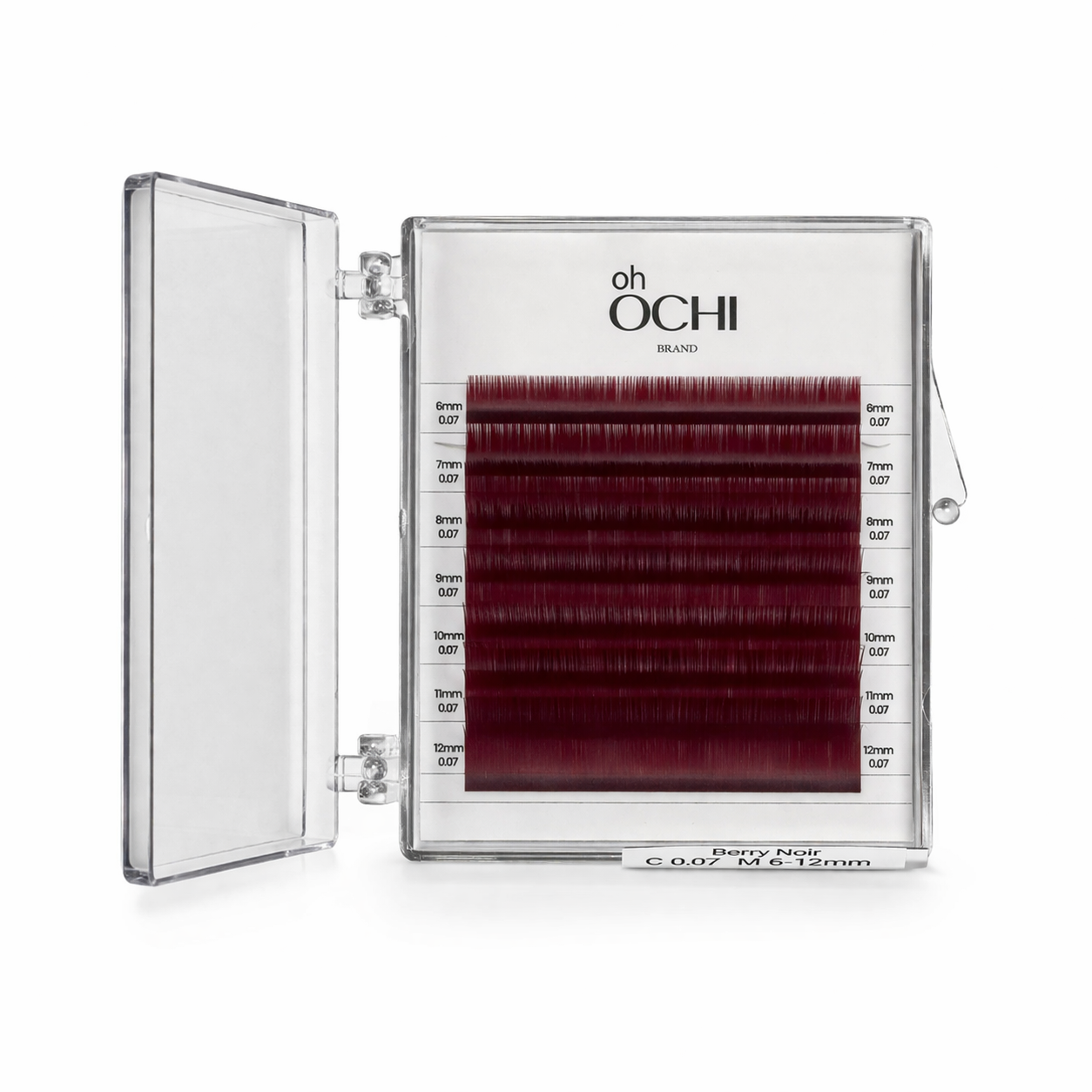 Oh OCHI Colored Lash Extensions – Berry Noir Mix