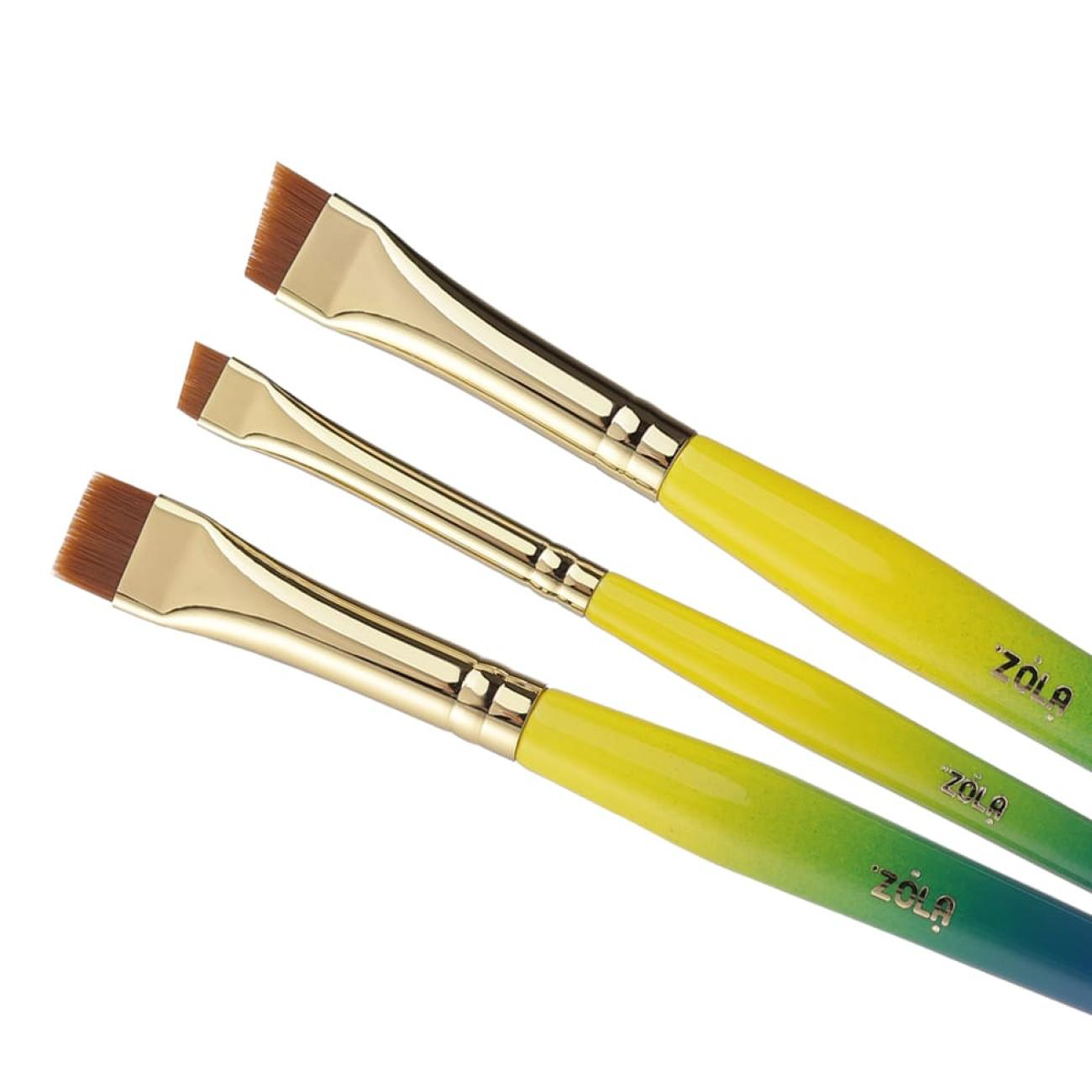 ZOLA PROFESSIONAL SET OF EYEBROW BRUSHES UKRAINIAN EDITION