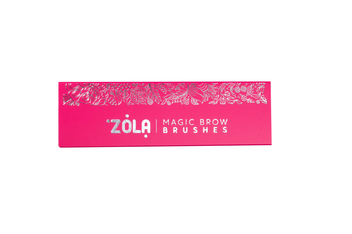 ZOLA PROFESSIONAL SET OF EYEBROW BRUSHES MAGIC BROW BRUSHES RASPBERRY