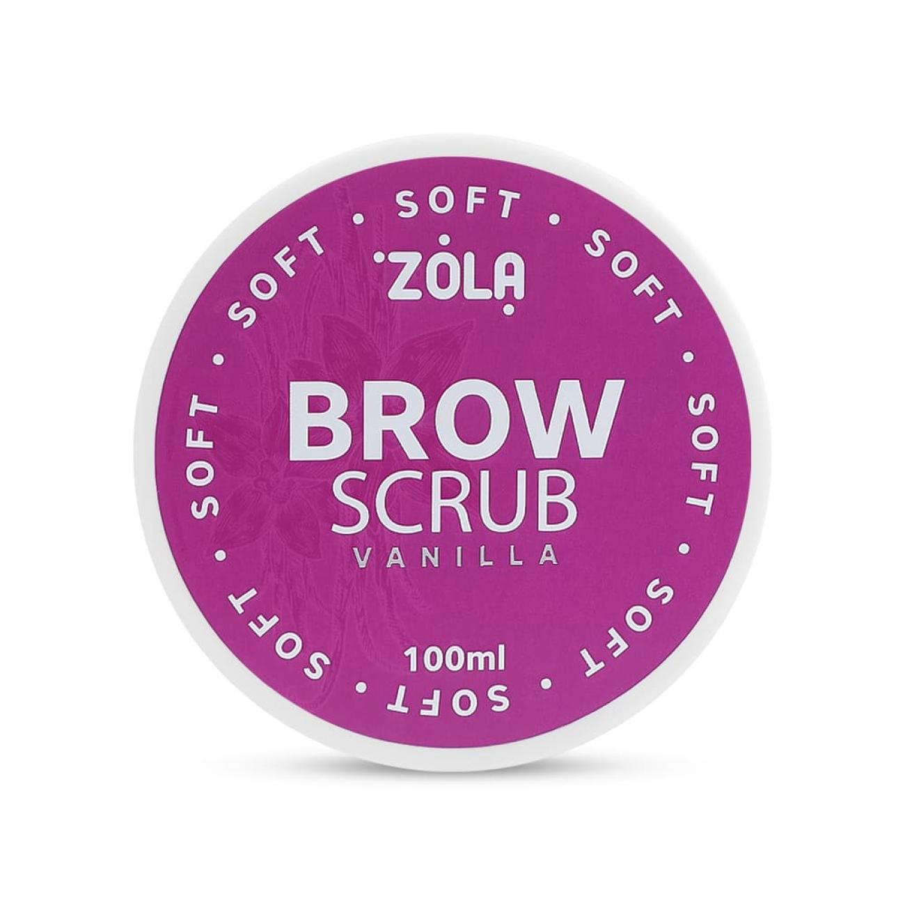 ZOLA EYEBROW SCRUB SOFT VANILLA 100 ML