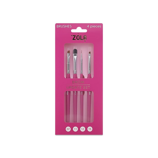 ZOLA EYEBROW BRUSH SET - UPDATE SET (4 PCS)