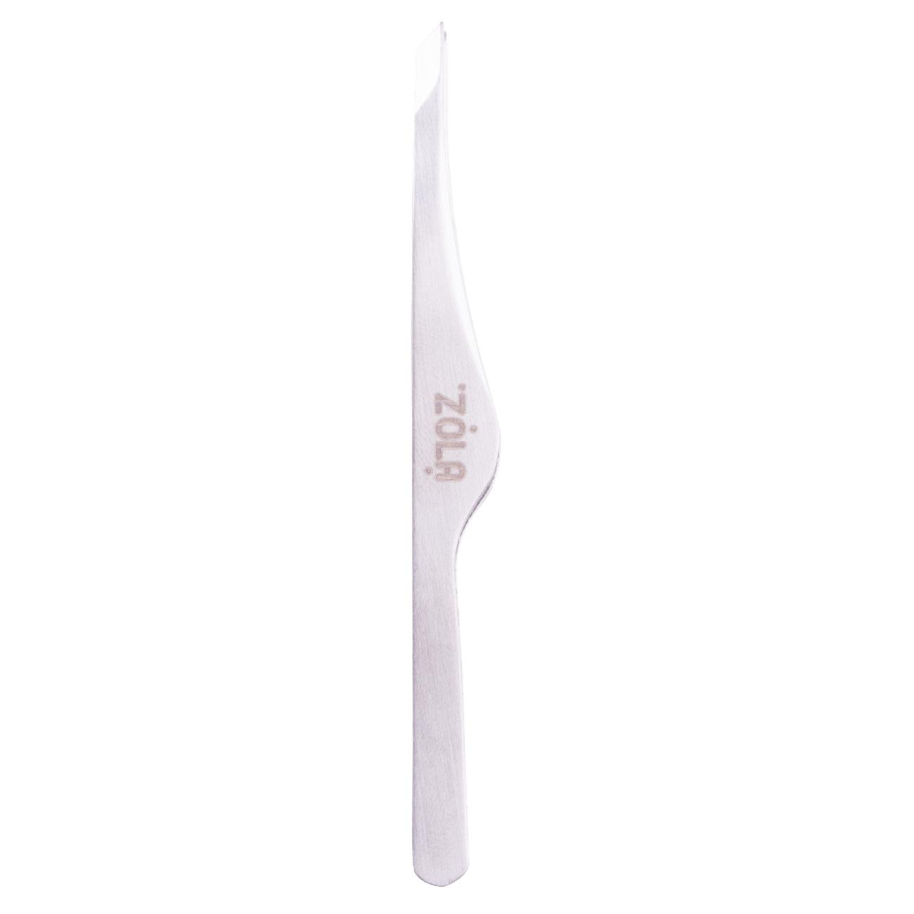 ZOLA Color Series Professional Beveled Tweezers for Eyebrows