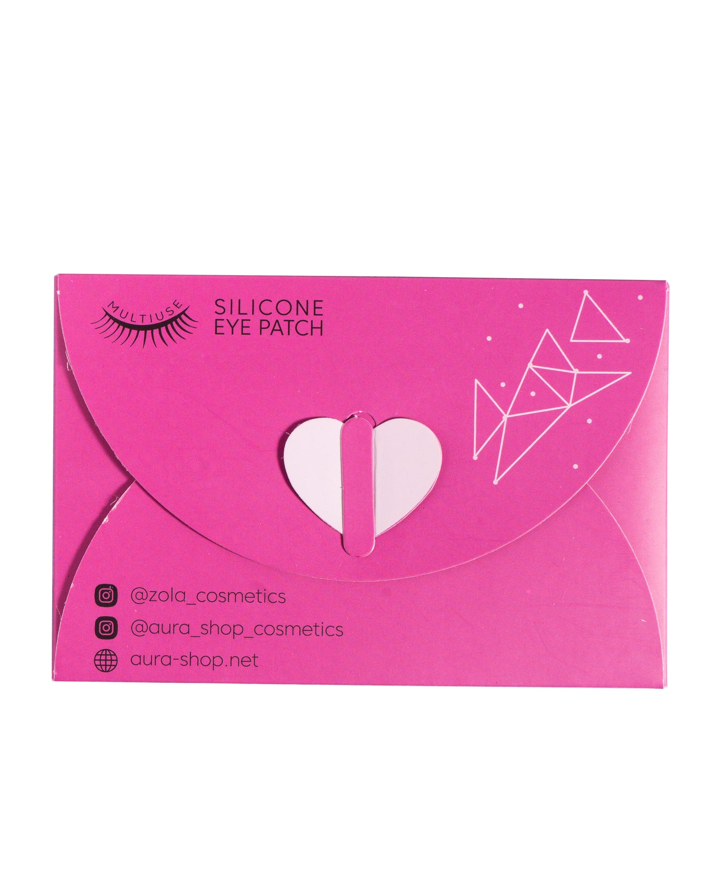 ZOLA MULTIUSE SILICONE PATCHES FOR EYES (1 PAIR) (RASPBERRY)