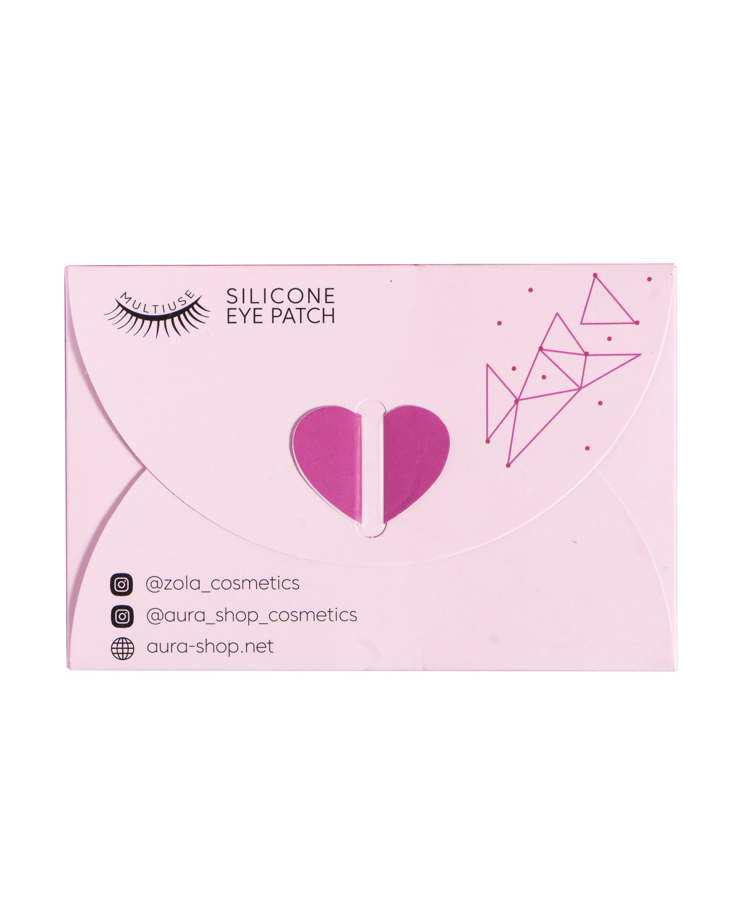 ZOLA MULTIUSE SILICONE PATCHES FOR EYES (1 PAIR) (PINK)