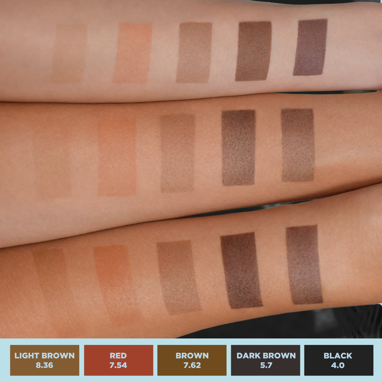 Oko Set of paint for eyebrows and eyelashes Liquid Hybrid Tint