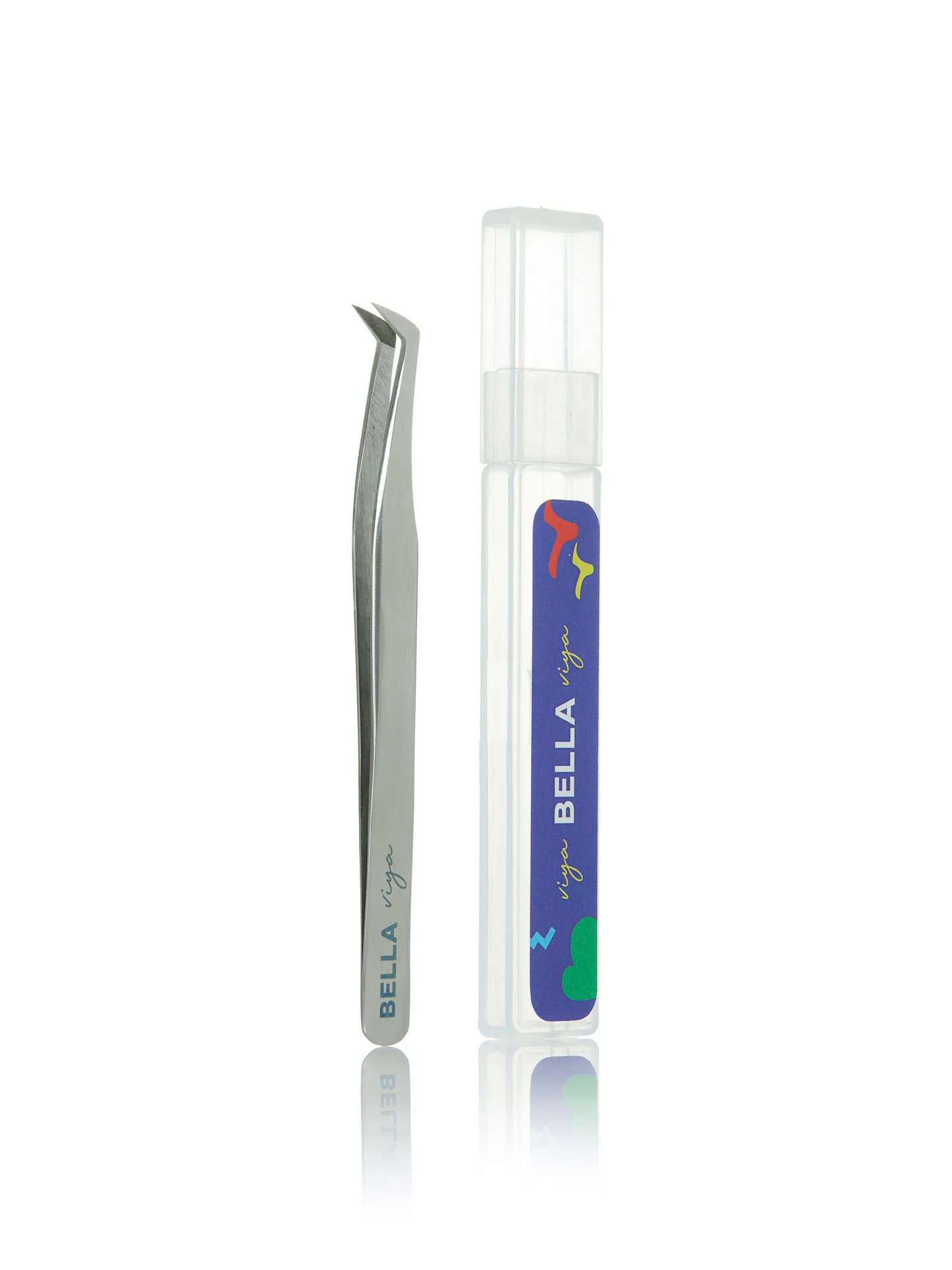 Tweezers for eyelash extensions Viya - BELLA