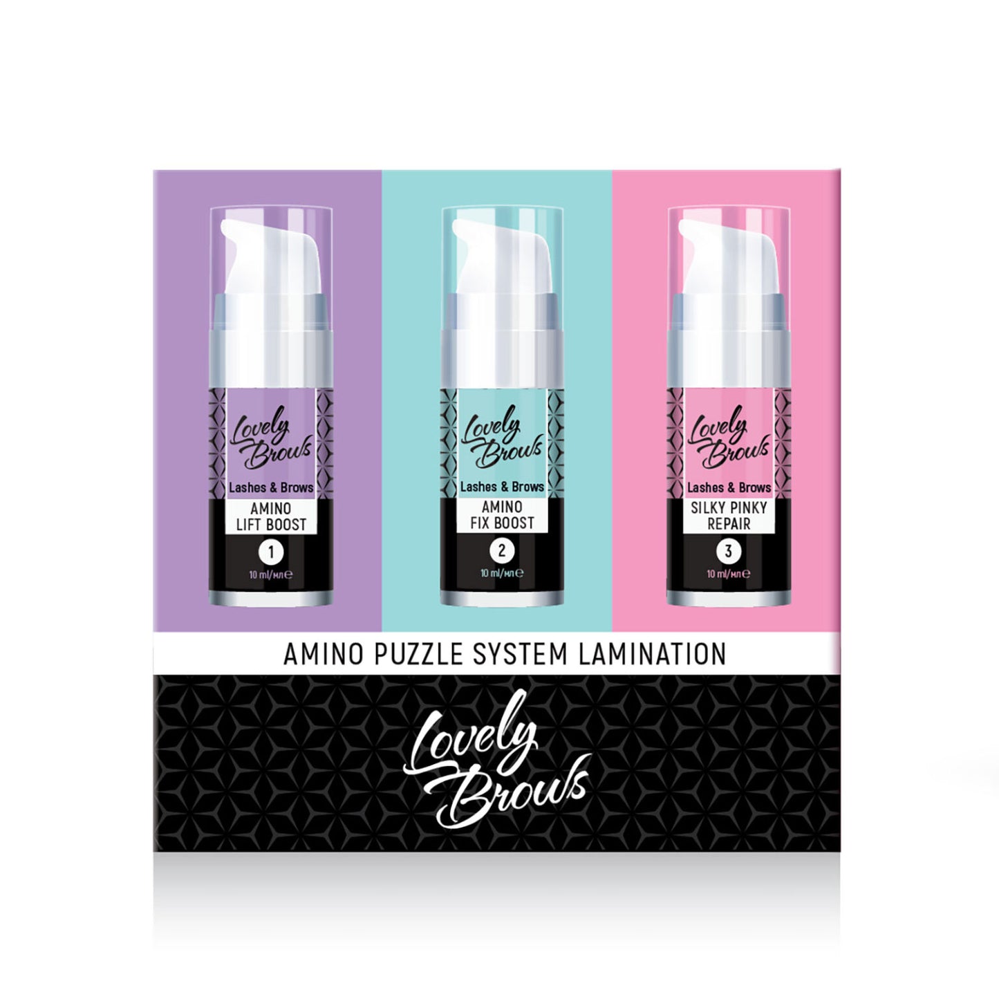 LOVELY BROWS Amino Puzzle System Lamination