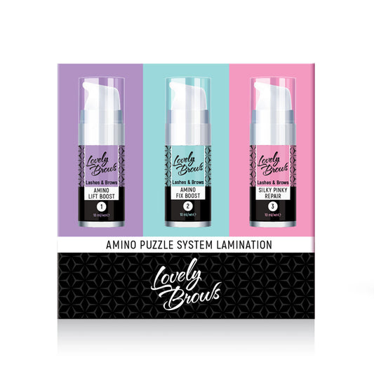 LOVELY BROWS Amino Puzzle System Lamination