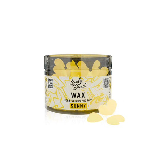Wax in granules for eyebrows and face (Sunny) Lovely Brows 100 g