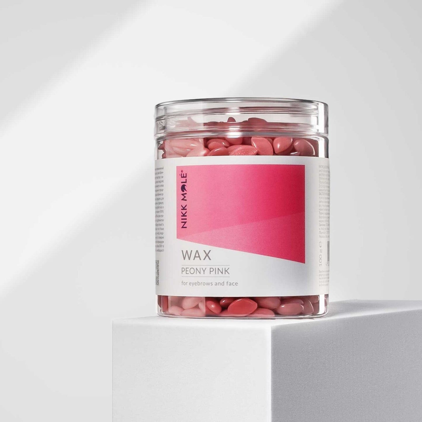 Nikk Mole Wax for eyebrows and face (Peony Pink) 100g