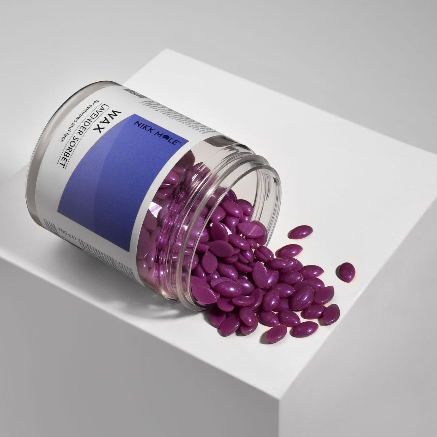 Nikk Mole Wax for eyebrows and face (Lavender Sorbet) 100g