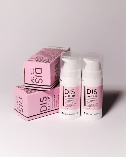 ZOLA X MAKAREVICH DISCOLOR EMULSION 1 PROFESSIONAL SYSTEM FOR REMOVING ACCUMULATED DYE FROM EYEBROW HAIRS