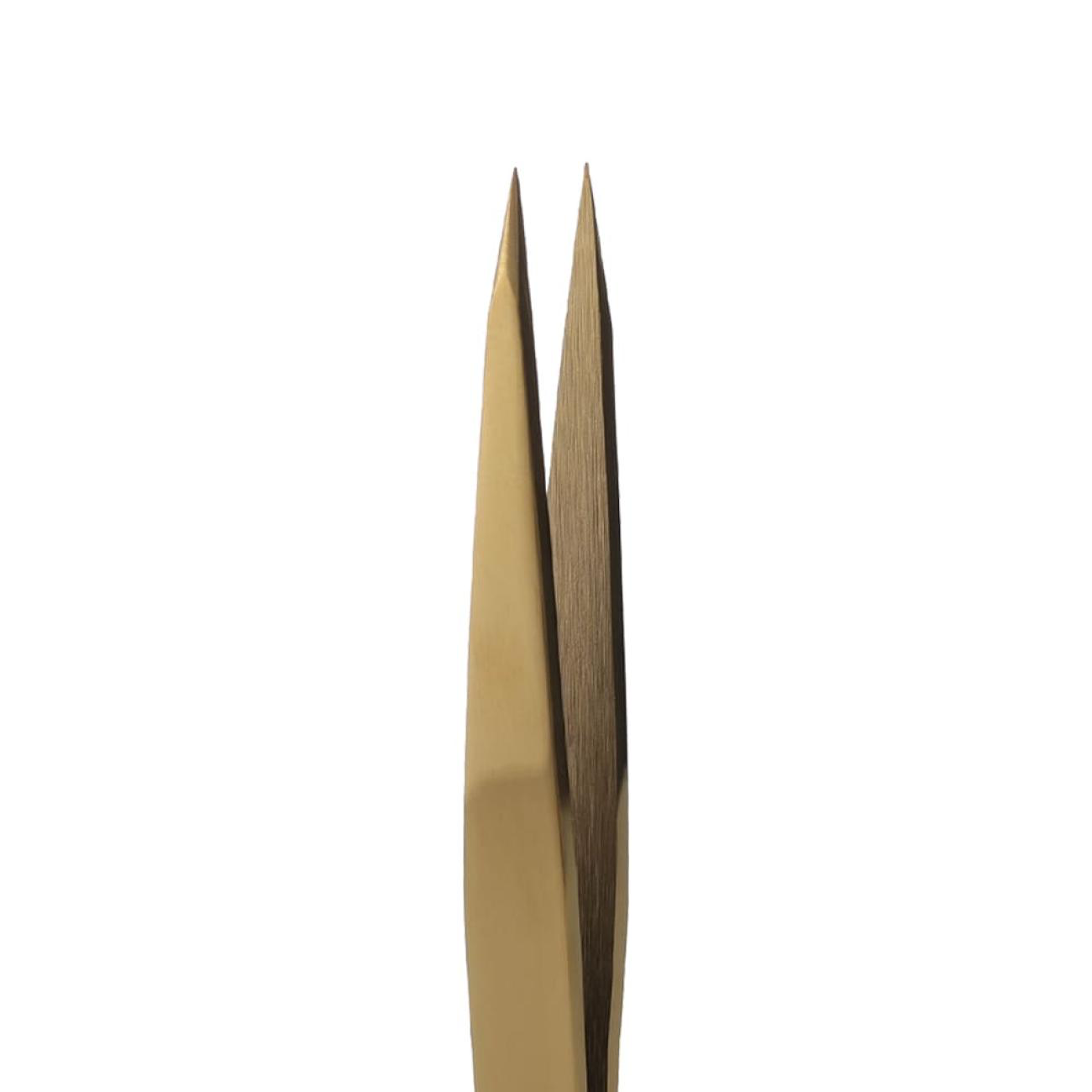 ZOLA Professional Eyebrow Tweezers GOLD (pointed)