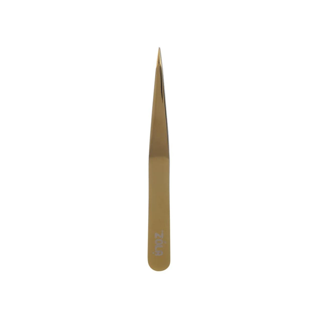 ZOLA Professional Eyebrow Tweezers GOLD (pointed)