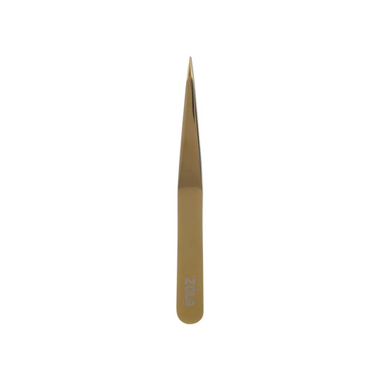 ZOLA Professional Eyebrow Tweezers GOLD (pointed)