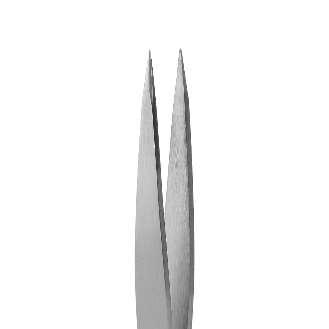 ZOLA Professional Tweezers for Eyebrows SILVER (pointed)