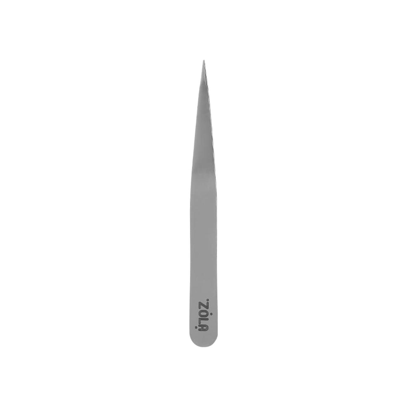 ZOLA Professional Tweezers for Eyebrows SILVER (pointed)