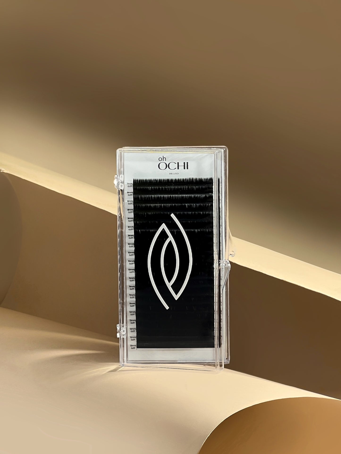 Oh OCHI Black Lash Extensions — Single Length, 20 Lines