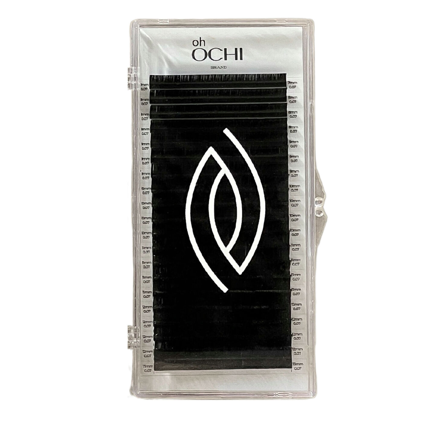 Oh OCHI Black Lash Extensions — Single Length, 20 Lines