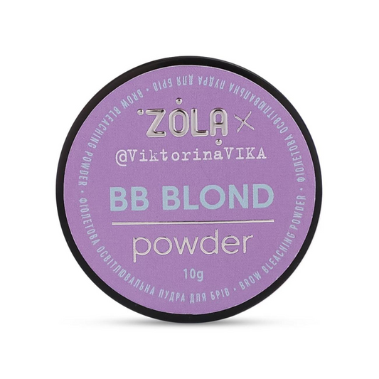 ZOLA VIKTORINA VIKA EYEBROW BRIGHTENING PURPLE BB POWDER 10 G.