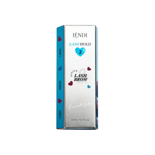 Lendi “Lami Like” Eyelash &amp; Eyebrow Lamination Formula No. 2 “Lami Hold” (10 ml)