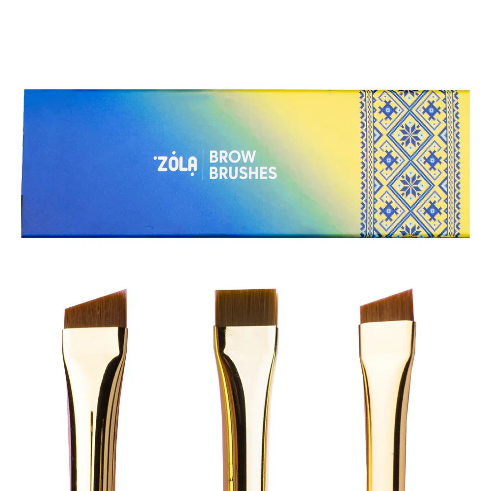 ZOLA PROFESSIONAL SET OF EYEBROW BRUSHES UKRAINIAN EDITION
