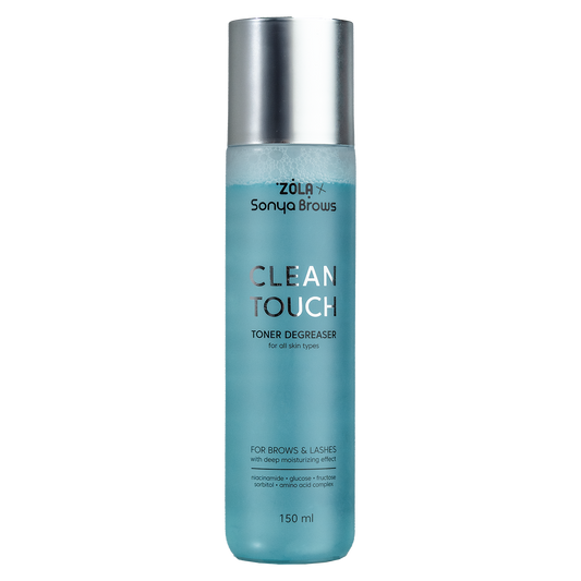 ZOLA X SONYA BROWS CLEAN TOUCH EYEBROW AND EYELASH TONER & DEGREASER