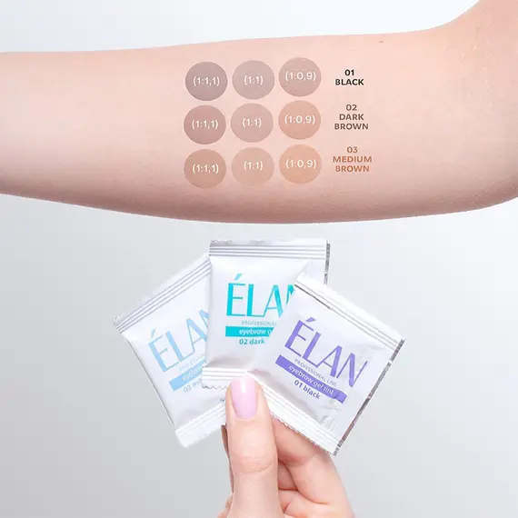 ÉLAN Professional Line Eyebrow Tint (Single Sachet)