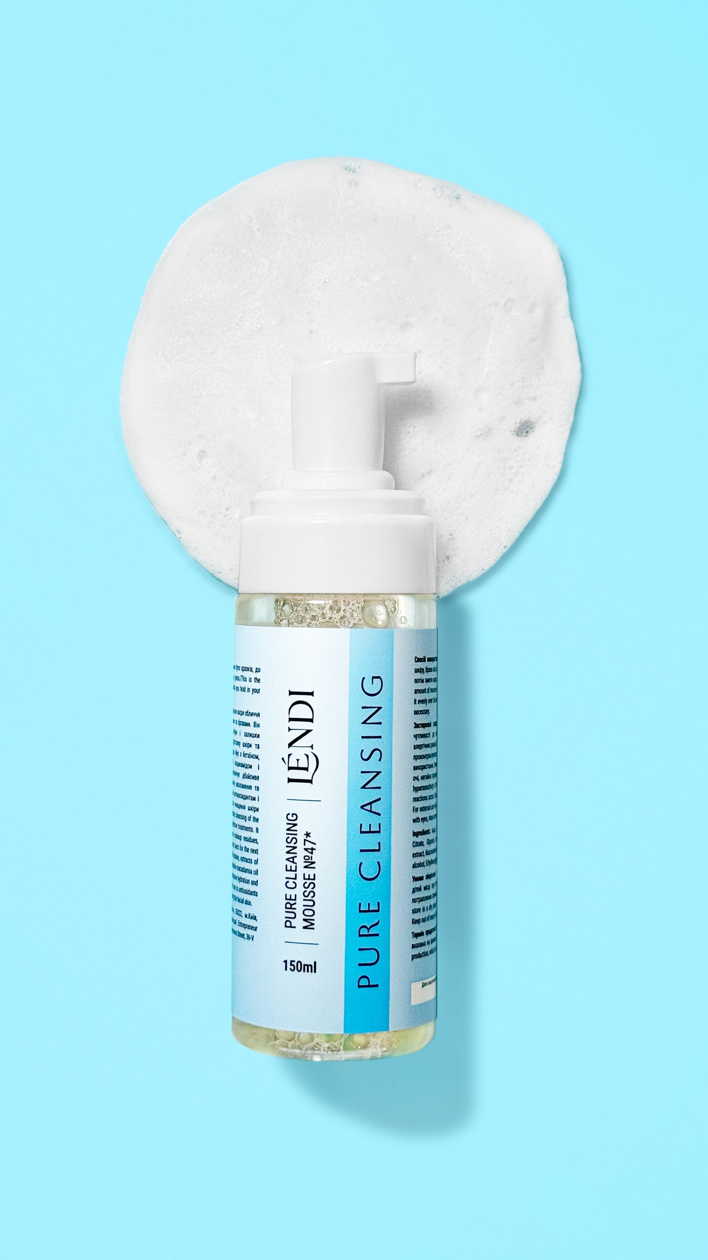 Lendi Lash & Brow Cleansing Foam Pure Cleansing 150 ml